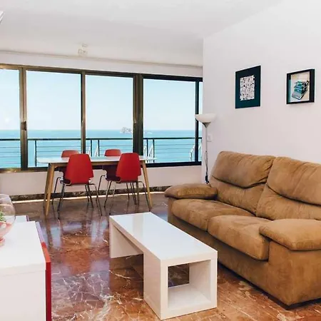 アパート Primera Linea Playa De Levante Jazmines 18-1 ベニドルム